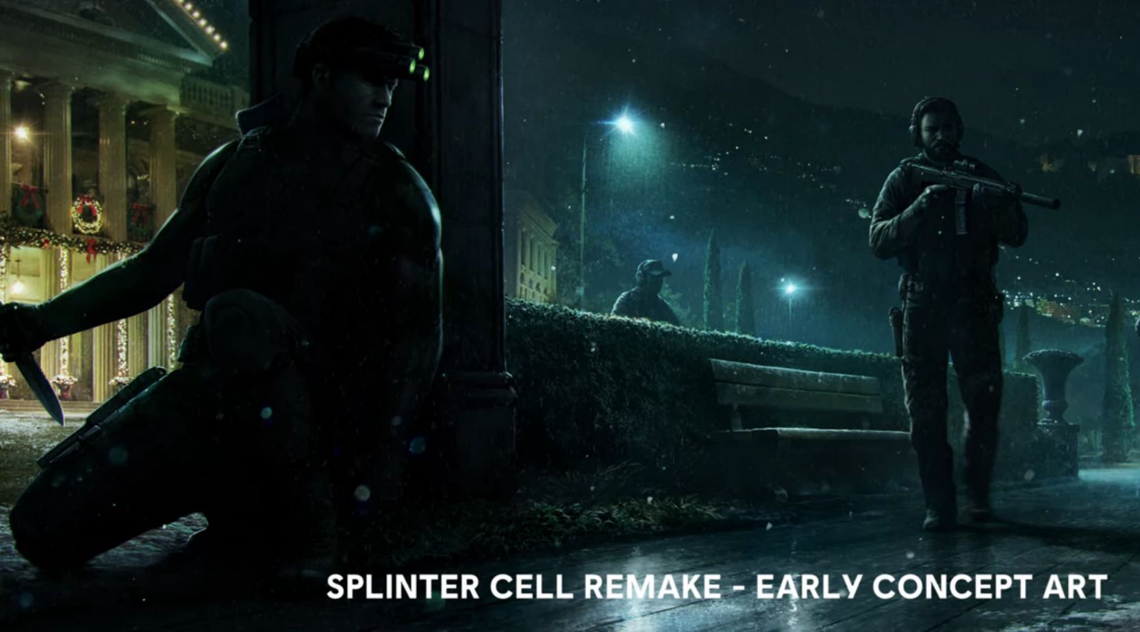 Tim Splinter Cell Remake menggoda seni konsep awal game